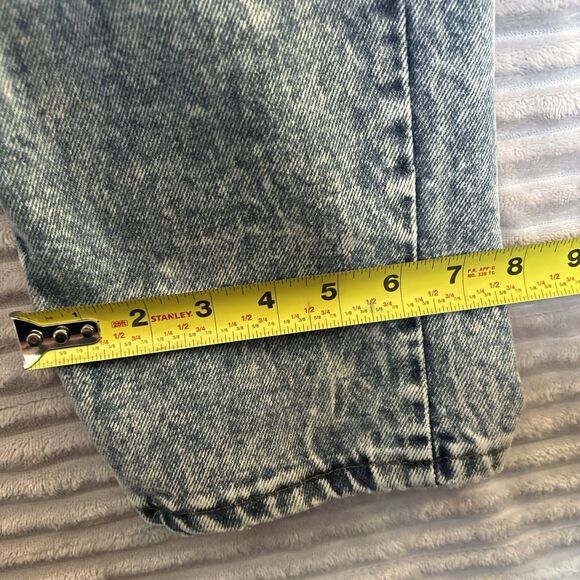 Vintage 90s Gitano Baggy Jeans Mens Acid Wash Hi-Rise Denim 34x32 - Picture 12 of 16
